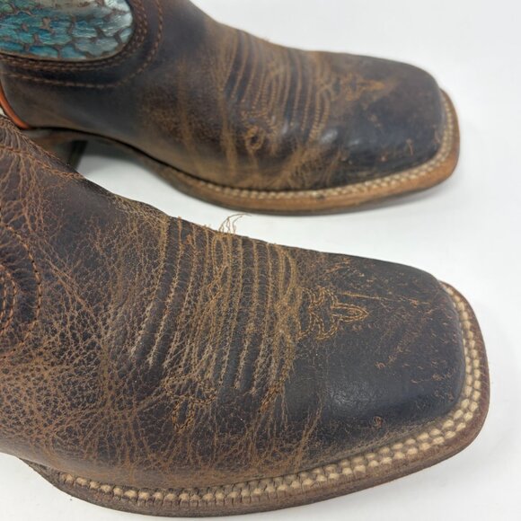 Ariat Gringa Western Boots 7 rainbow fishscale iridescent - Picture 4 of 13